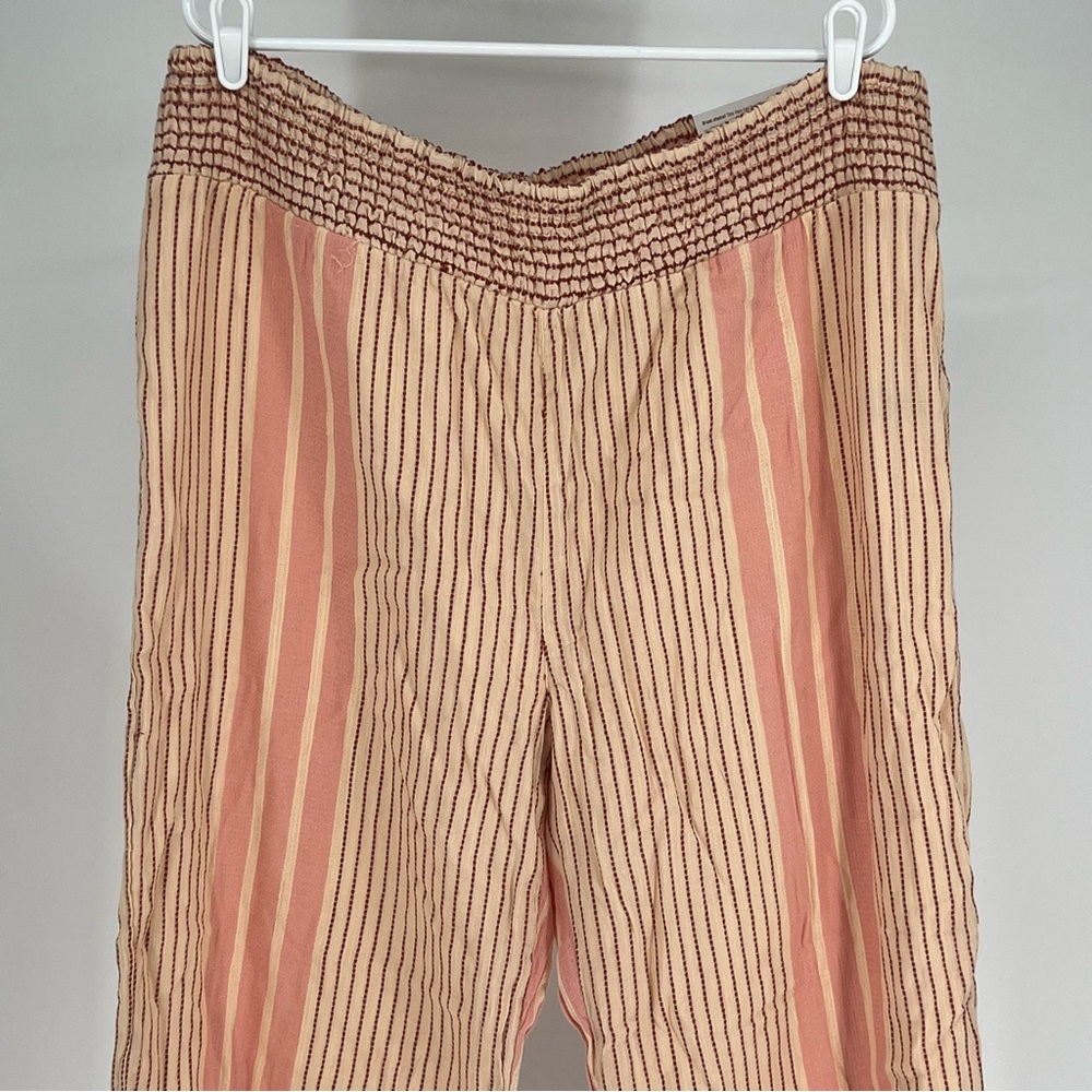 SOFT SURROUNDINGS NWT TALAMANCA WIDE LEG PANTS 1X CREAM CORAL - Picture 7 of 12